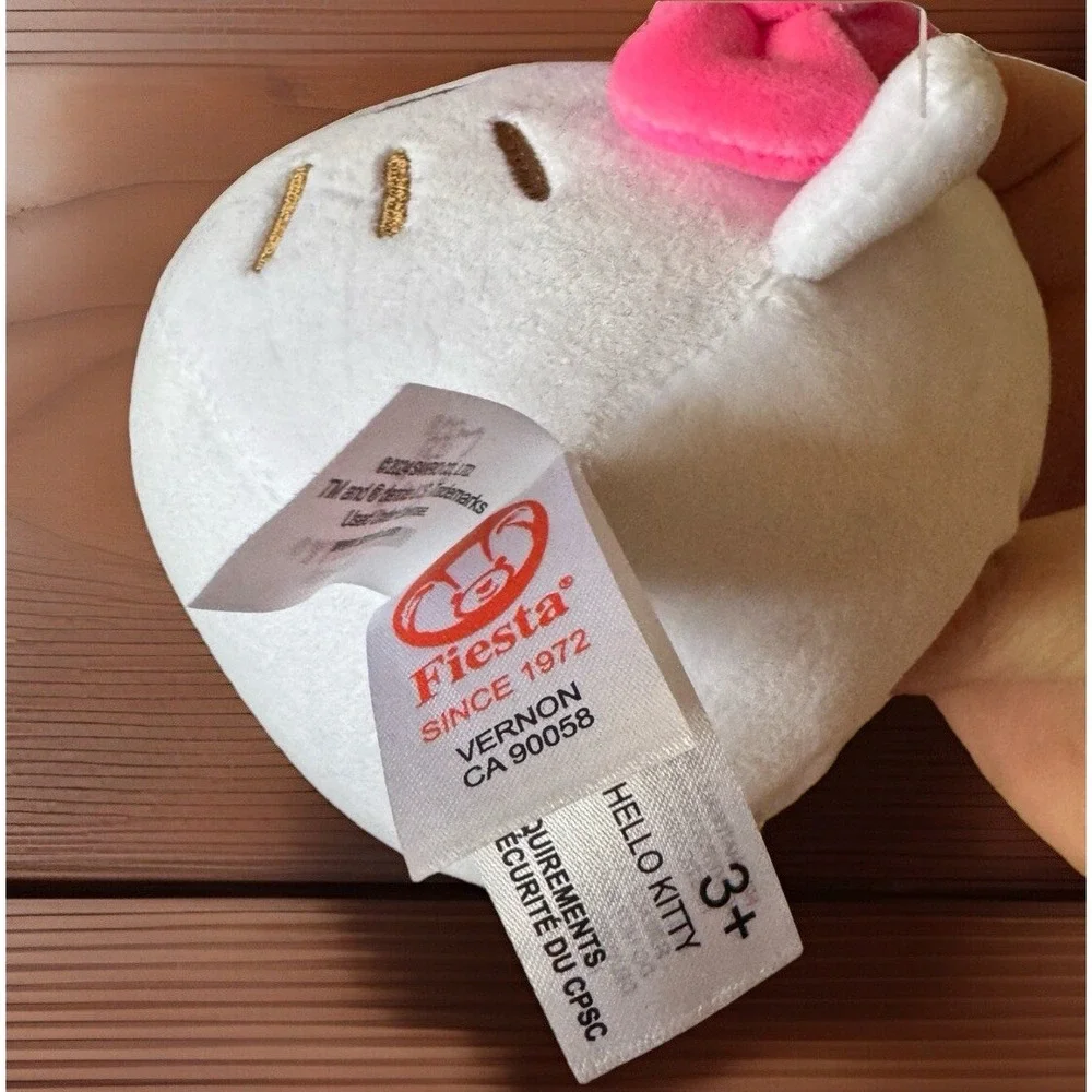 Sanrio Hello Kitty Dumpling Plush Toy 6‎ Inches Collectible Doll Bow White Soft